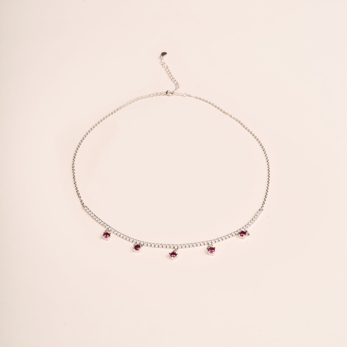 Crimson Drops Pendant (925)