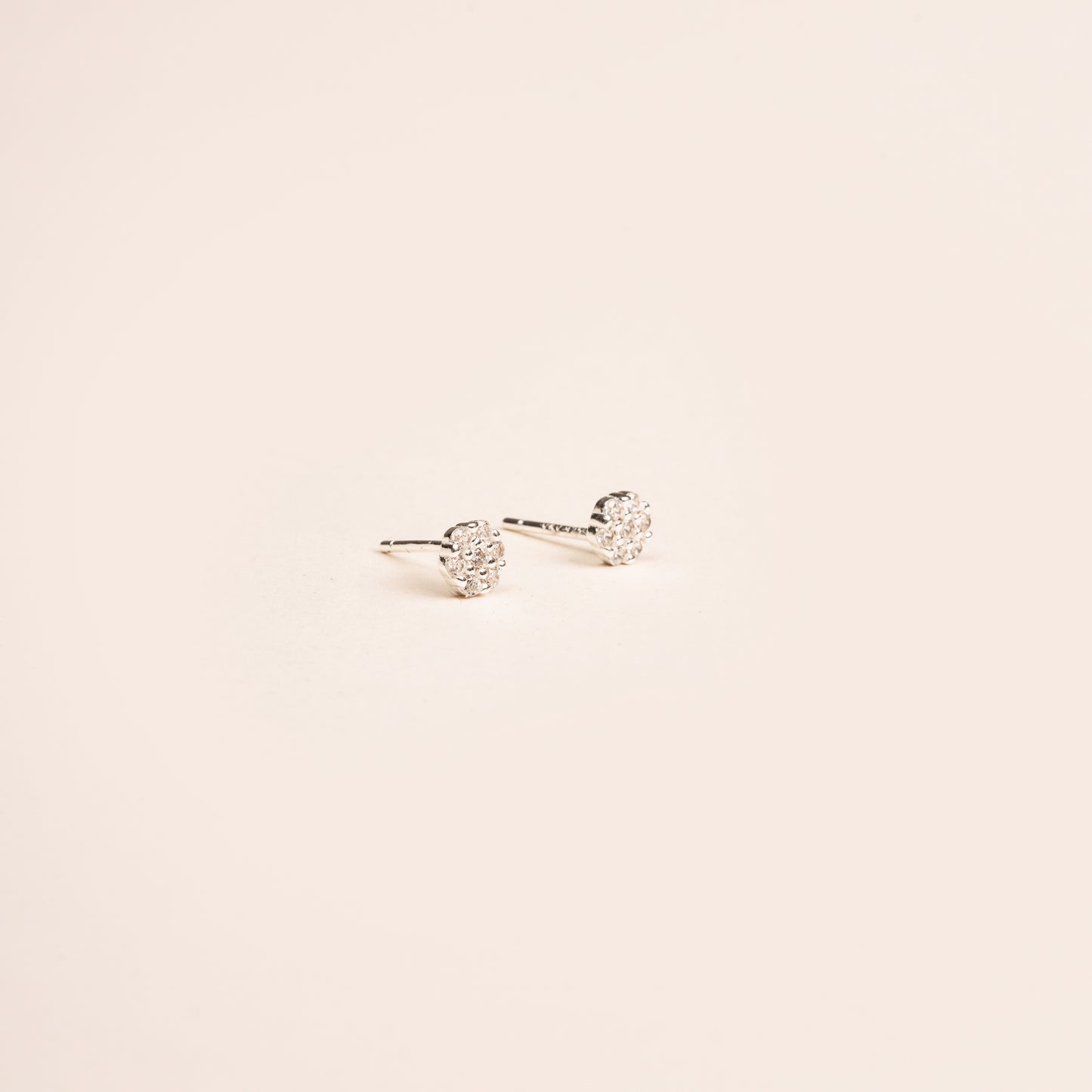 Silver Bloom Studs