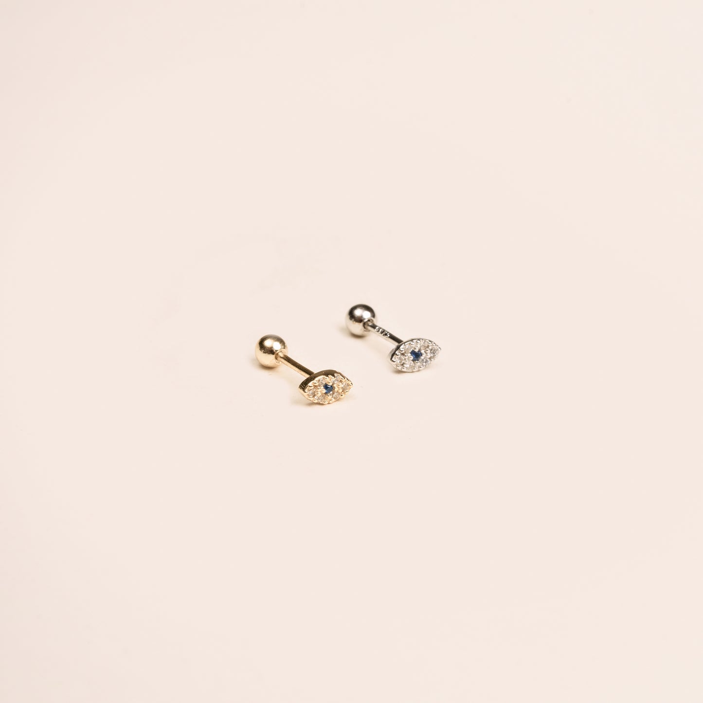 Evil Eye Piercing – Gold & Silver