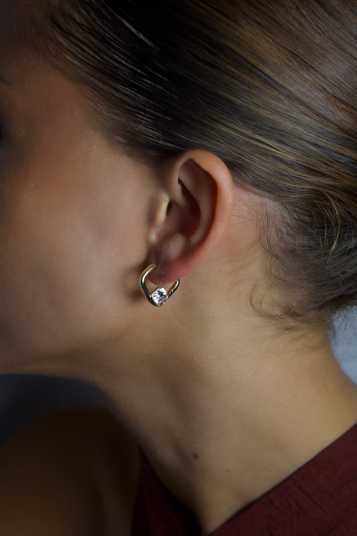 Square Luxe Hoops