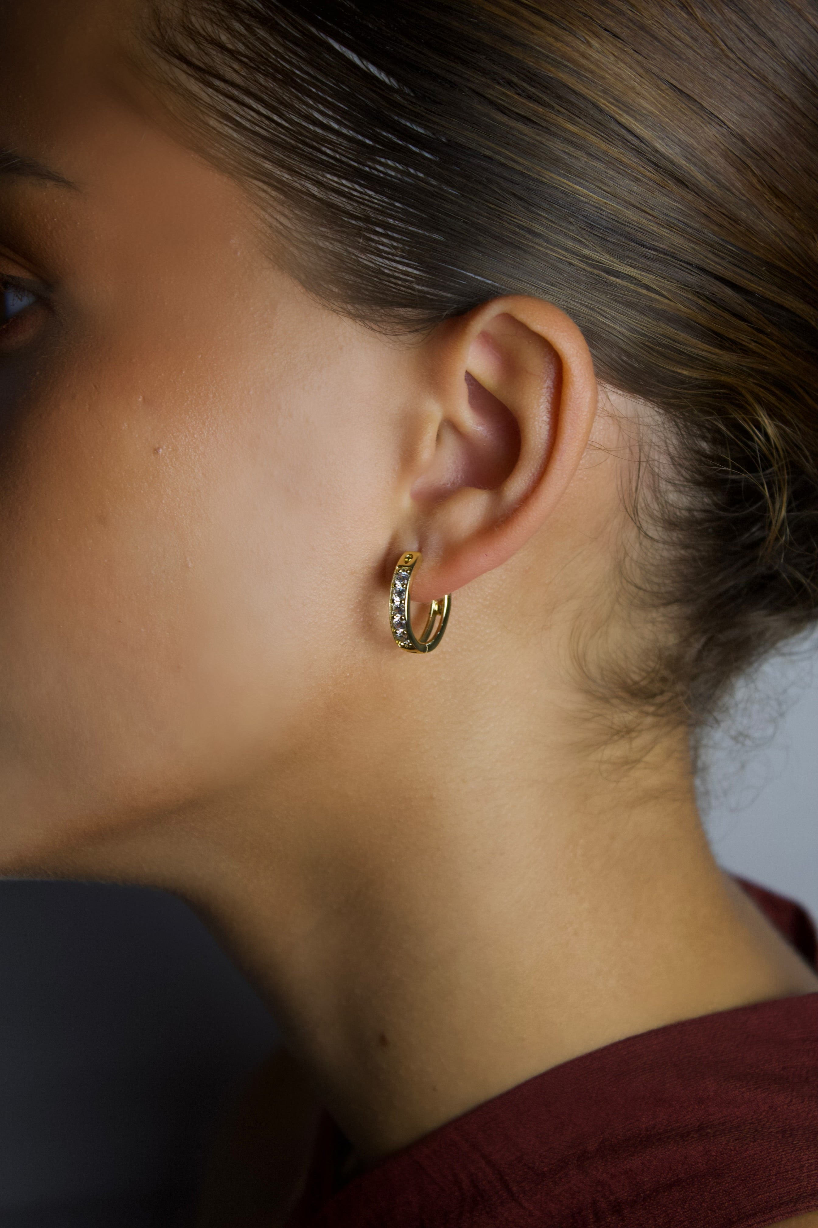Reverie Duo Hoop - Gold