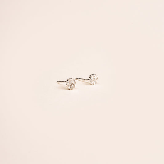 Silver Bloom Studs