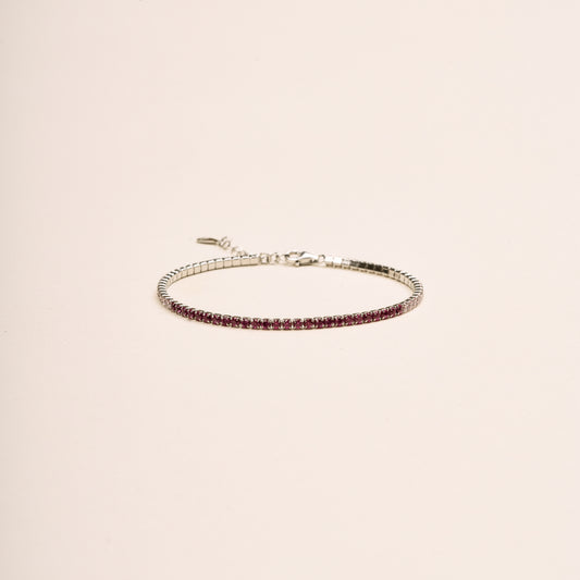Tennis Silver Bracelet (925)