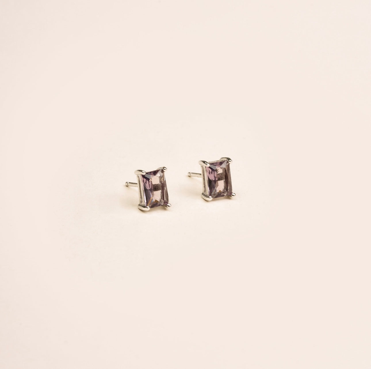 Green Glow Studs Silver (925)