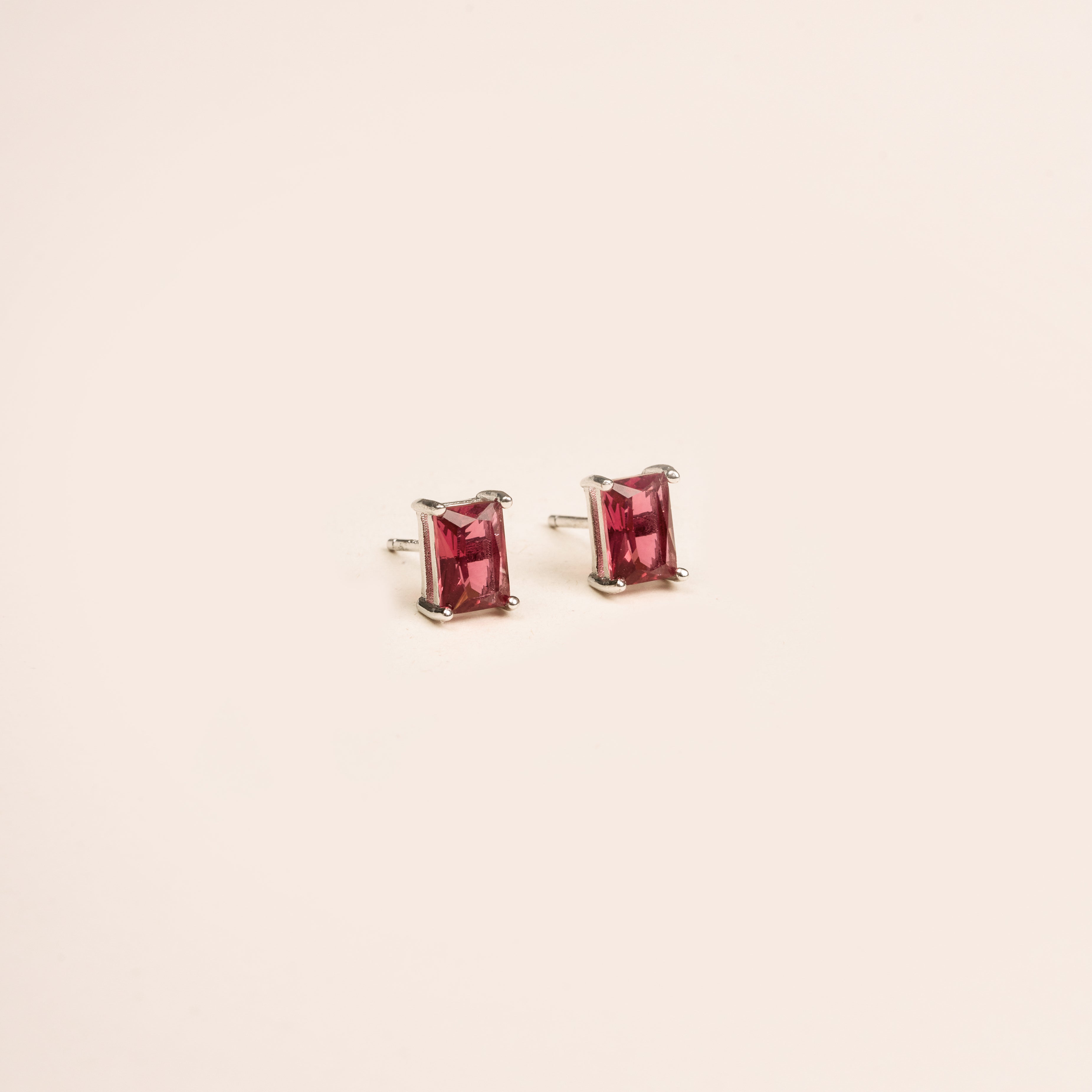 Green Glow Studs Silver (925)